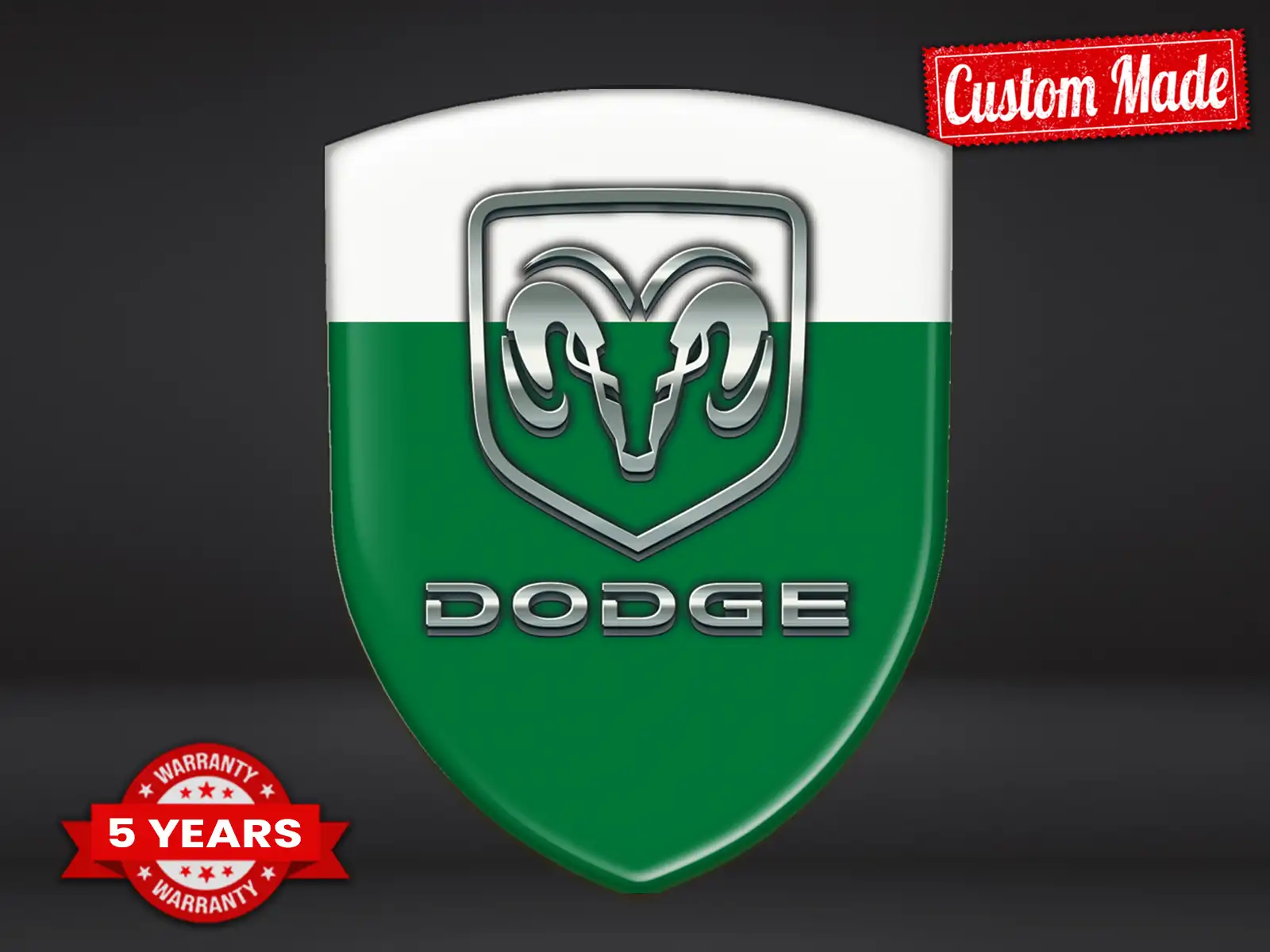 Dodge Emblème Bombé Max Durable Stylé Pro Performance